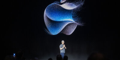 In 2023, Apple unseated Samsung at the top of the smartphone market, marking a significant power shift since 2010. (Photo by Nic Coury/AFP).