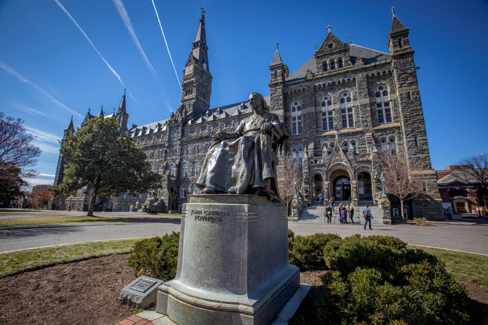 Gerogetown University Georgetown main administration building