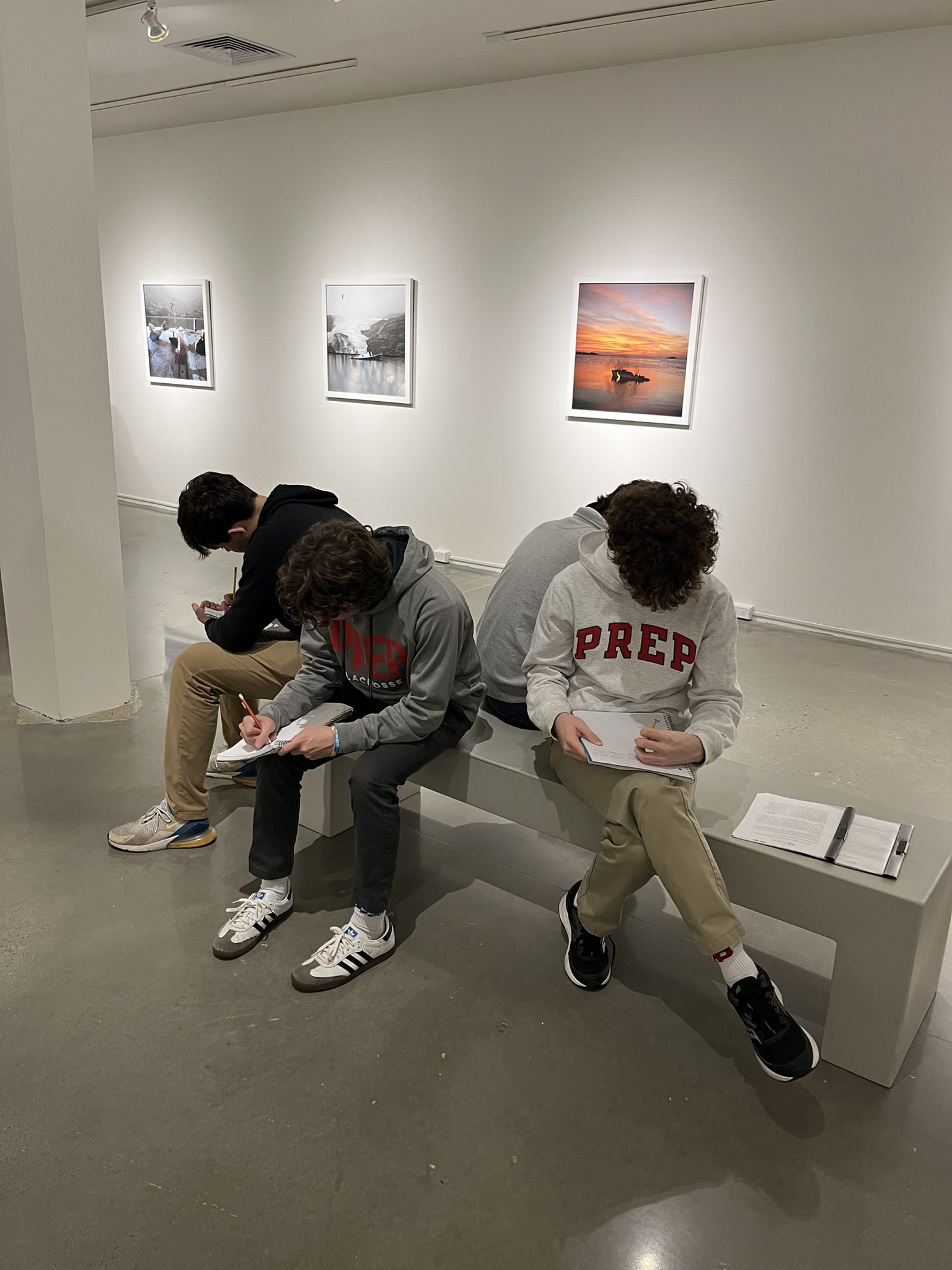Students visit Fairfield museum Fairfield Prep's Environmental Justice classes visited the Fairfield University Art Museum