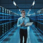 Data center infrastructure transformation in the age of AI and green tech.