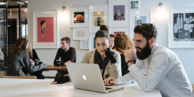 employees work workspace