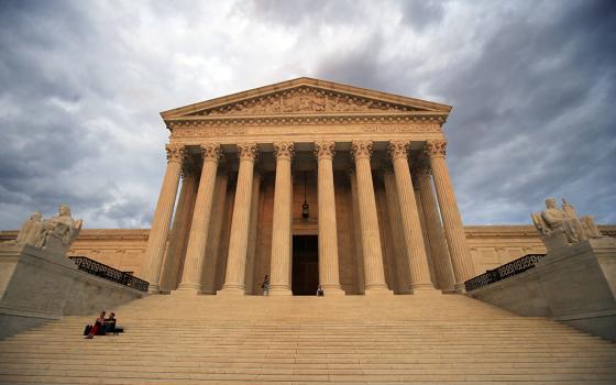 The U.S. Supreme Court is seen near sunset in Washington, Oct. 18, 2018. (AP Photo/Manuel Balce Ceneta, File)