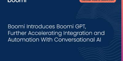 Boomi introduces Boomi GPT, to bosst its gneerative AI and NLP offering.